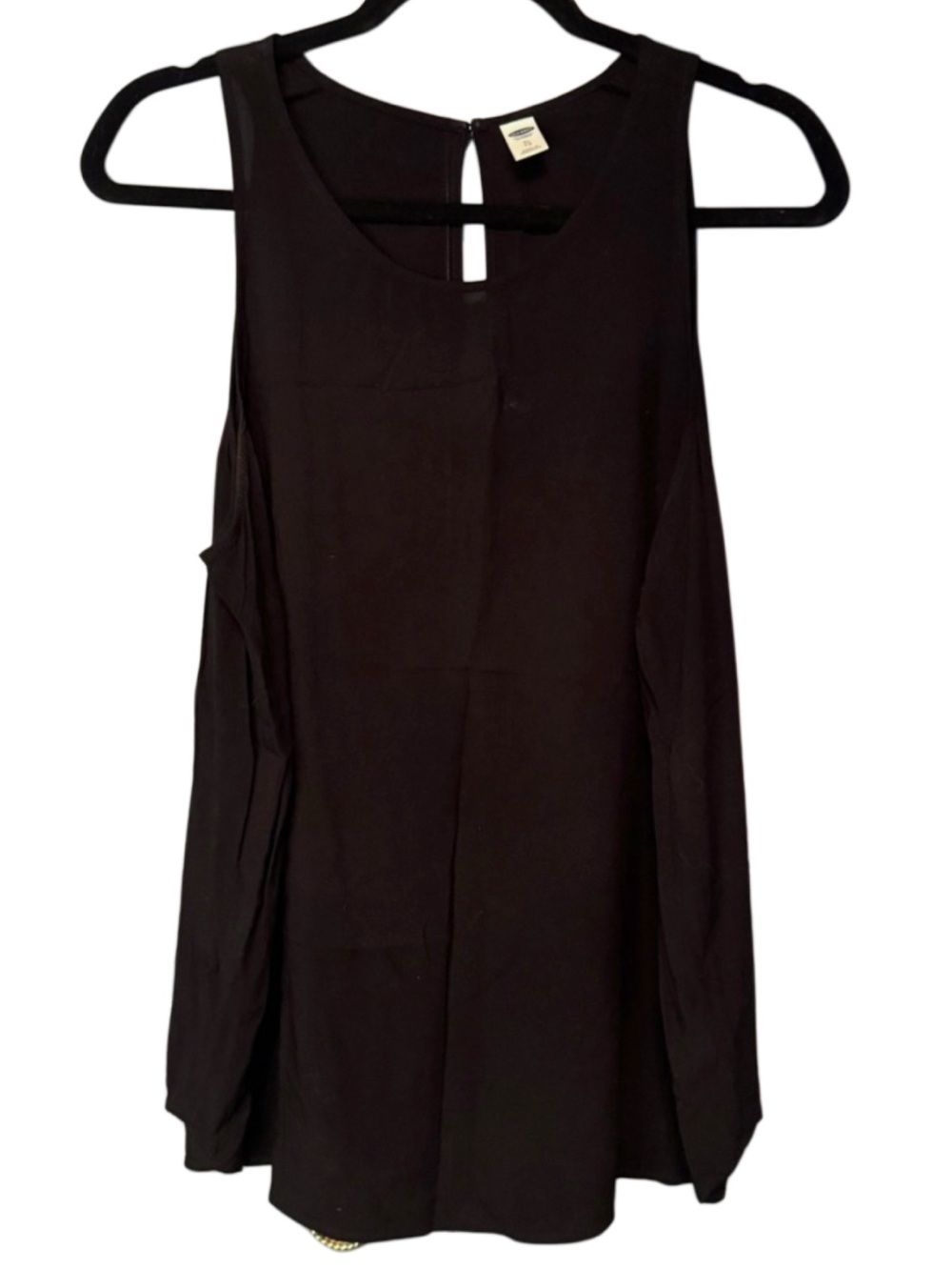 Old Navy XL Black White Sleeveless Tank Top Bundle of 3 Casual Everyday Blouses - Picture 5 of 8